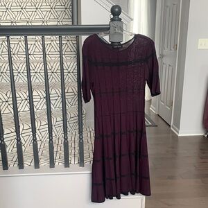 Ivanka Trump Burgundy Dress